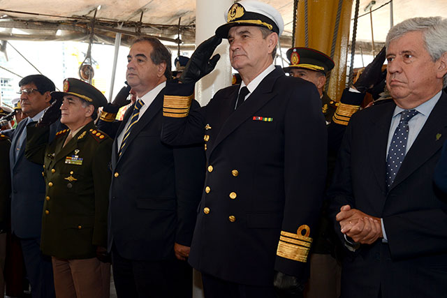 Ceremonia de cierre de la Campaña Antártica de Verano 2015/16