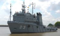 La Armada Argentina también sumó a la búsqueda al aviso ARA “Bahía Agradable”