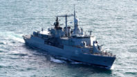 El destructor ARA “Brown” zarpó hacia Mar del Plata