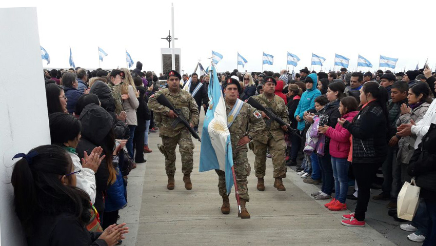 En la Capital Nacional de la Vigilia conmemoraron el 35° aniversario de la Gesta de Malvinas