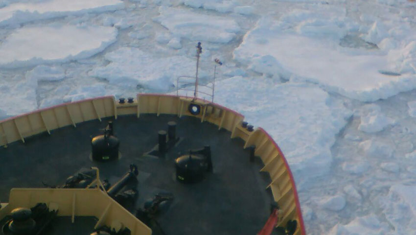 El rompehielos ARA “Almirante Irizar” llegó a la Antártida