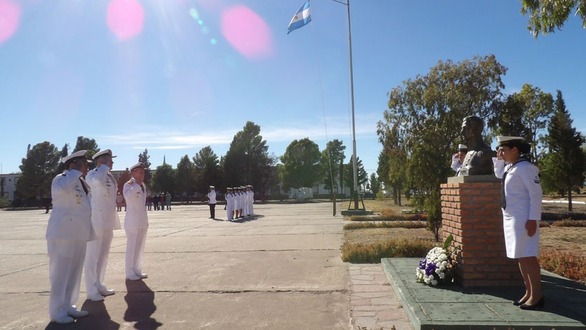 Aniversario del fallecimiento del Almirante Brown en la Fuerza Aeronaval N°3