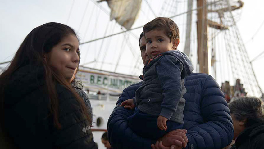 Los Grandes Veleros abrieron sus puertas en Talcahuano