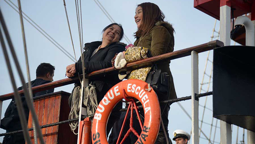 Los Grandes Veleros abrieron sus puertas en Talcahuano