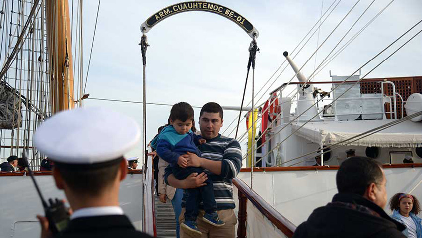 Los Grandes Veleros abrieron sus puertas en Talcahuano