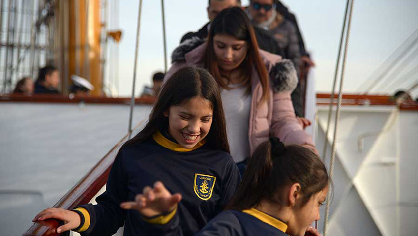 Los Grandes Veleros abrieron sus puertas en Talcahuano