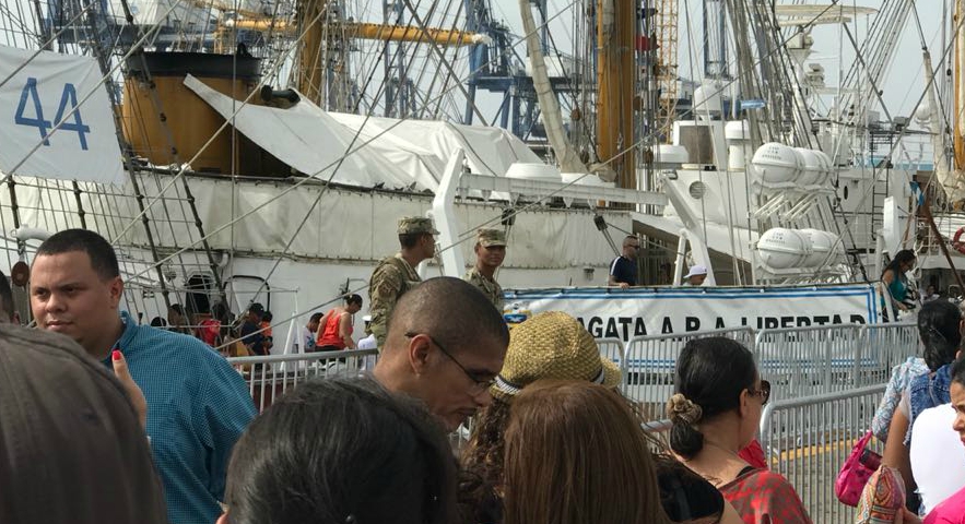 La fragata “Libertad” abre sus puertas en Panamá