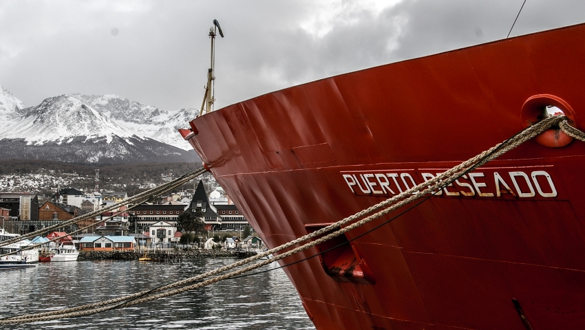 El buque oceanográfico ARA “Puerto Deseado” finalizó una nueva campaña científica