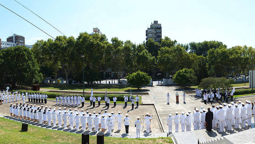 En Buenos Aires se conmemoró el 162° aniversario del fallecimiento del Almirante Brown