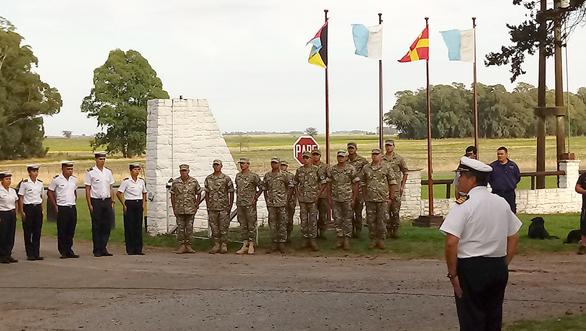 Ceremonia en el Arsenal Naval Azopardo