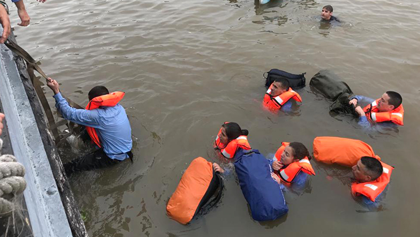 Cadetes de la Escuela Naval Militar se adiestraron en ejercicios de  supervivencia en el mar – Gaceta Marinera