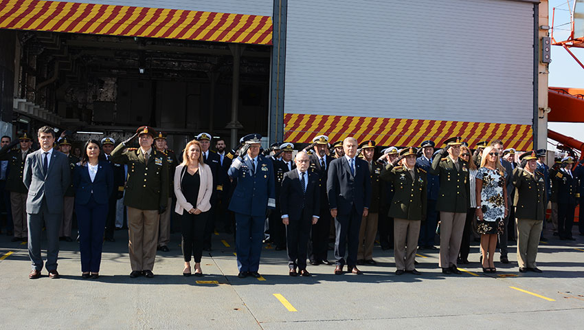 Se realizó la ceremonia de cierre de la Campaña Antártica 2018/2019