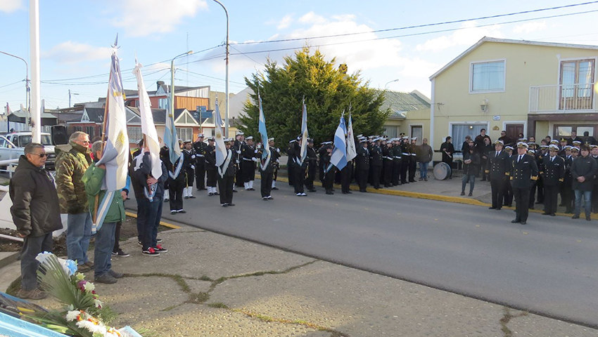 En Río Grande recordaron al “Belgrano”