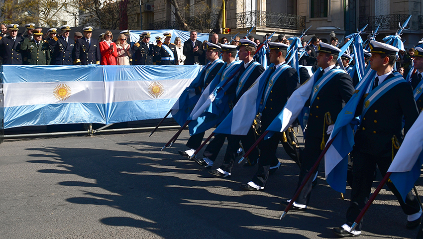 Acto por el 9 de Julio en Bahía Blanca