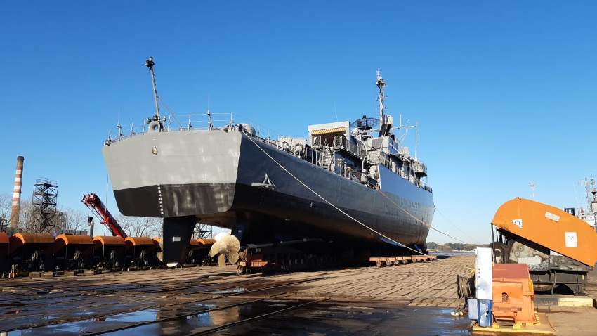 La corbeta ARA “Robinson” finalizó sus tareas de mantenimiento en el Astillero Tandanor 06-7-21-Tandanor-1