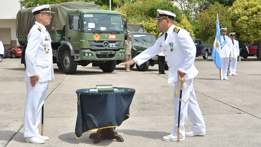 Cambio de comando en el Batallón Comando y Apoyo Logístico