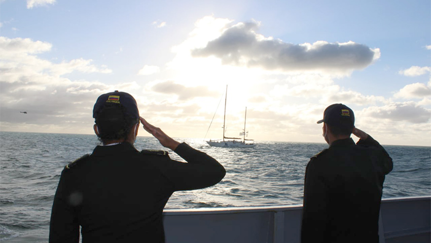Marinos latinoamericanos rindieron homenaje al submarino ARA “San Juan” Ceremonia-SUSJ-Grandes-Veleros-2