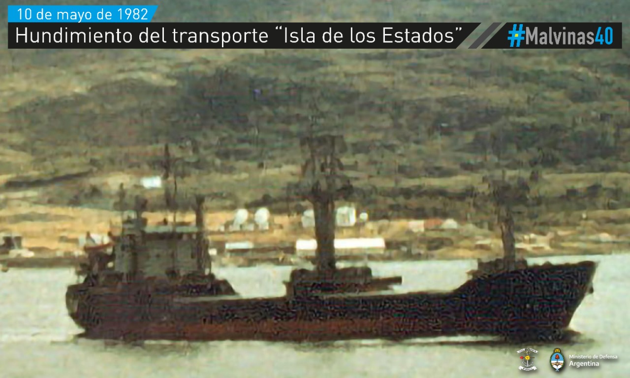 La Marina Mercante en Malvinas: a 40 años del ataque al transporte ARA “Isla de los Estados”