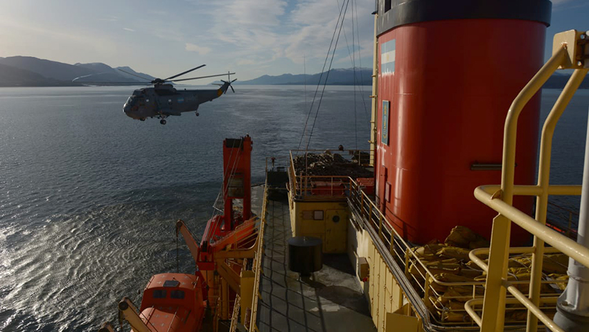 El “Irízar” arribó a Ushuaia concluyendo la segunda etapa de la Campaña Antártica de Verano