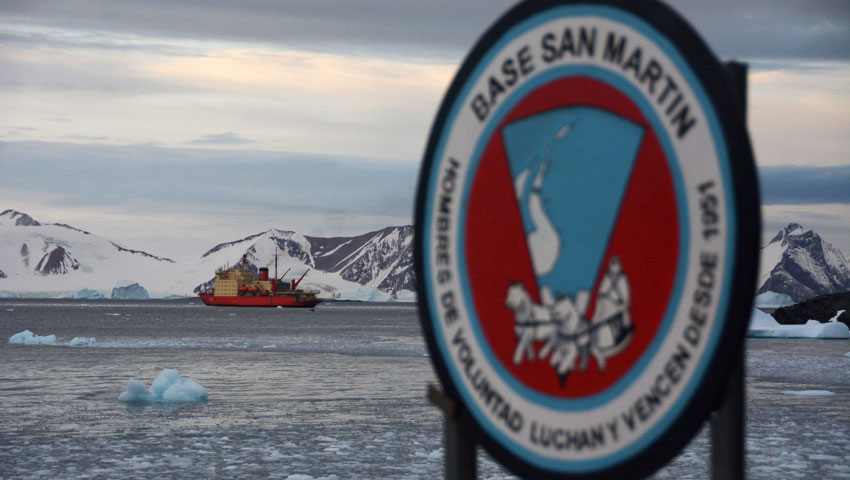 La Base Conjunta Antártica San Martín fue reabastecida completamente por el rompehielos ARA “Almirante Irízar”