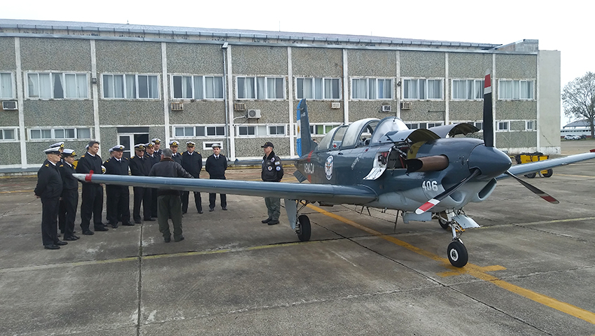Reservistas Navales visitaron la Base Aeronaval Punta Indio