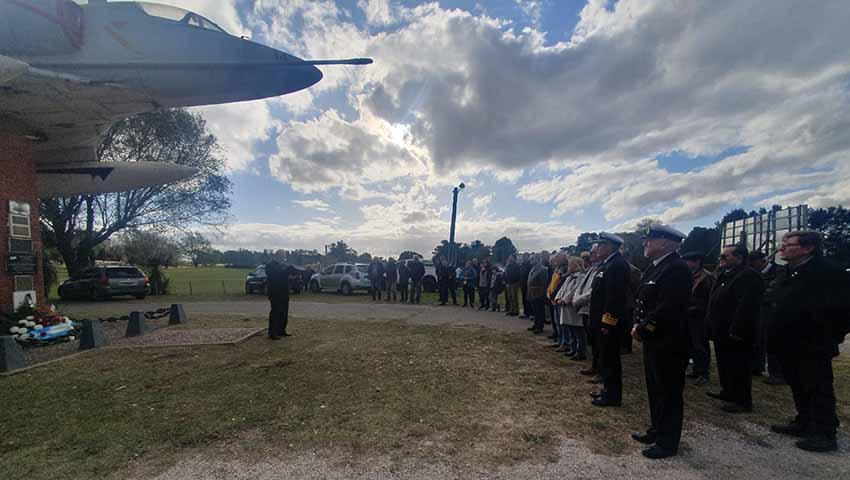 Homenajearon en Mar del Plata al Teniente de Navío (post mortem) Marcelo Márquez