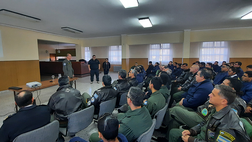 Jornadas de Seguridad en la Base Aeronaval Almirante Zar