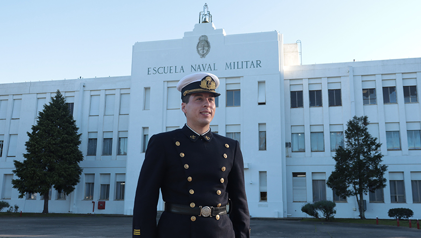 “Compañerismo, respeto y orgullo de pertenencia son los valores fundamentales del cadete naval”