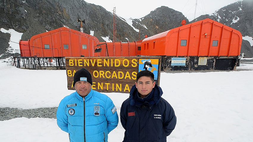 Un especial encuentro antártico