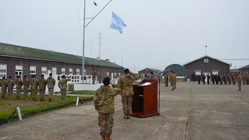 Se conmemoró el 72° aniversario de la Fuerza de Infantería de Marina Austral