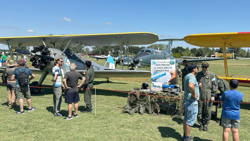 La Armada Argentina participó en la 42º Convención Anual en Vuelo