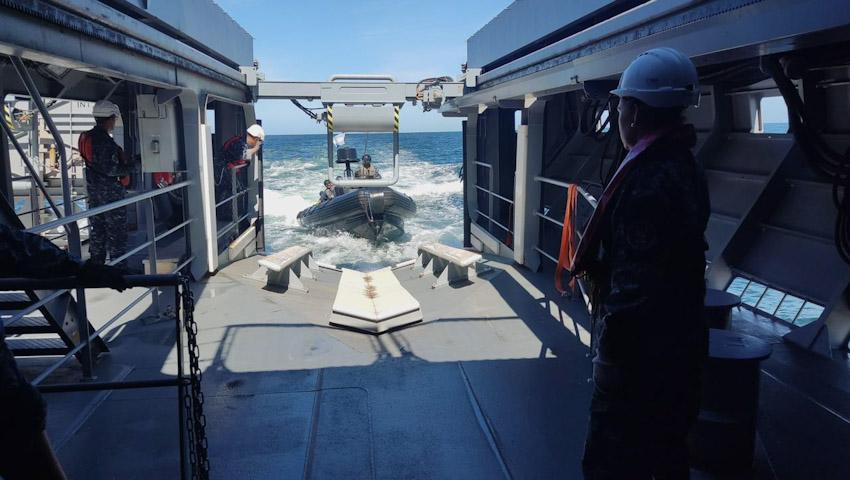 El patrullero oceánico ARA “Almirante Storni” realizó su evaluación operativa