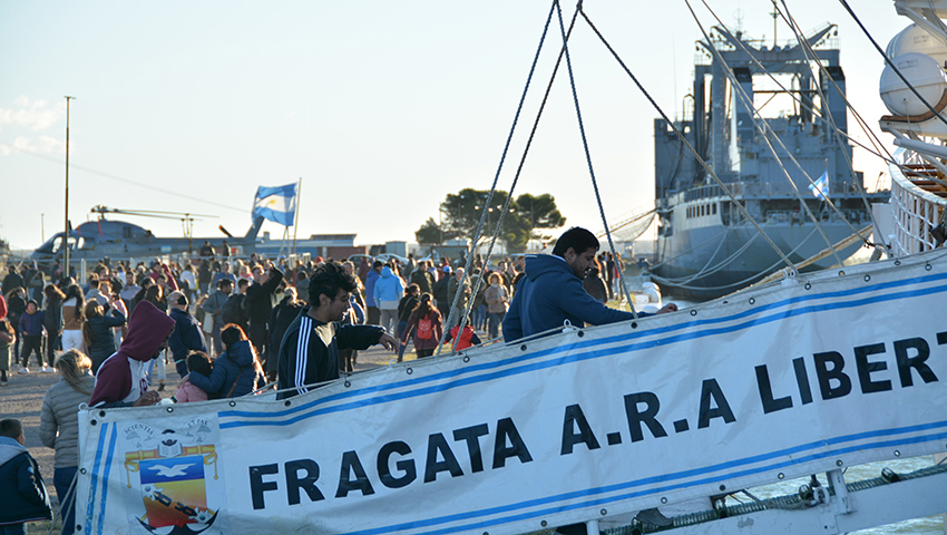 La fragata ARA “Libertad” abrirá sus puertas al público