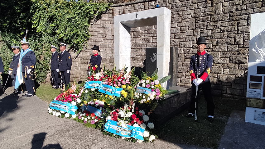 Ceremonia por el 42° aniversario de Malvinas en Mar del Plata