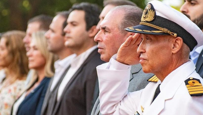 El Liceo Naval Storni participó de la conmemoración por el Día del Veterano y los Caídos en la Guerra de Malvinas