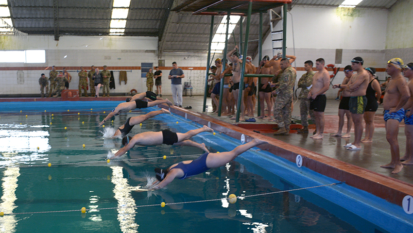 Torneo de natación “Infantería de Marina”