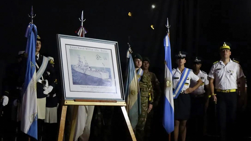 El Liceo Storni conmemoró el hundimiento del crucero ARA “General Belgrano”