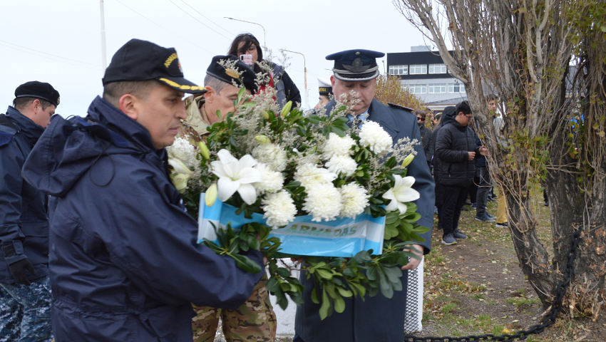 La Zona Naval Santa Cruz homenajeó al crucero ARA “General Belgrano”