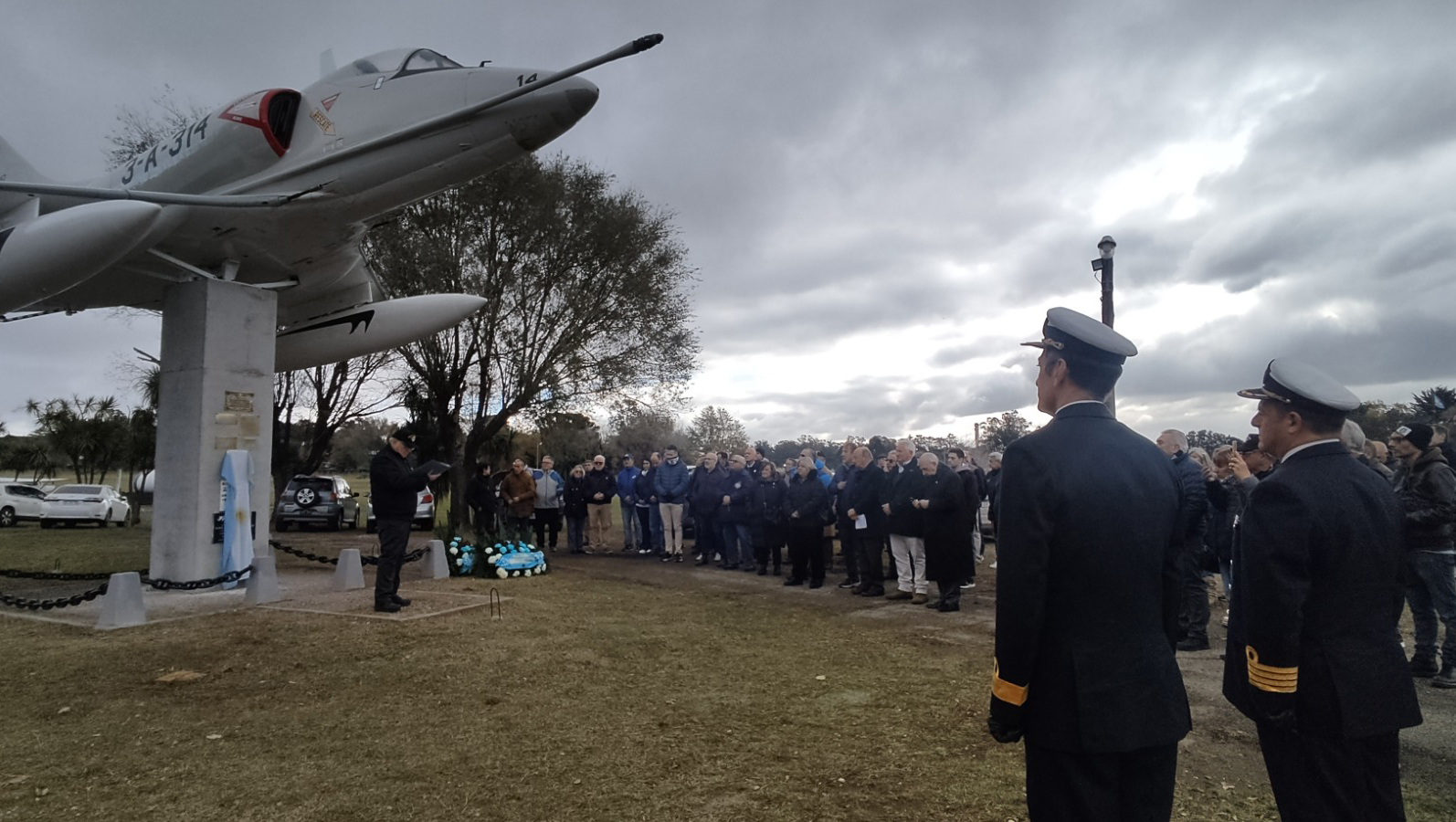 En Mar del Plata homenajearon al Teniente de Navío (post mortem) Marcelo Márquez